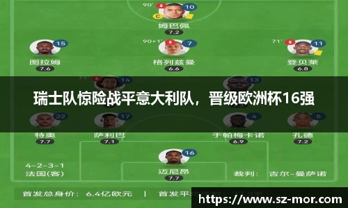 瑞士队惊险战平意大利队，晋级欧洲杯16强