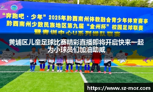 黄埔区儿童足球比赛精彩直播即将开启快来一起为小球员们加油助威